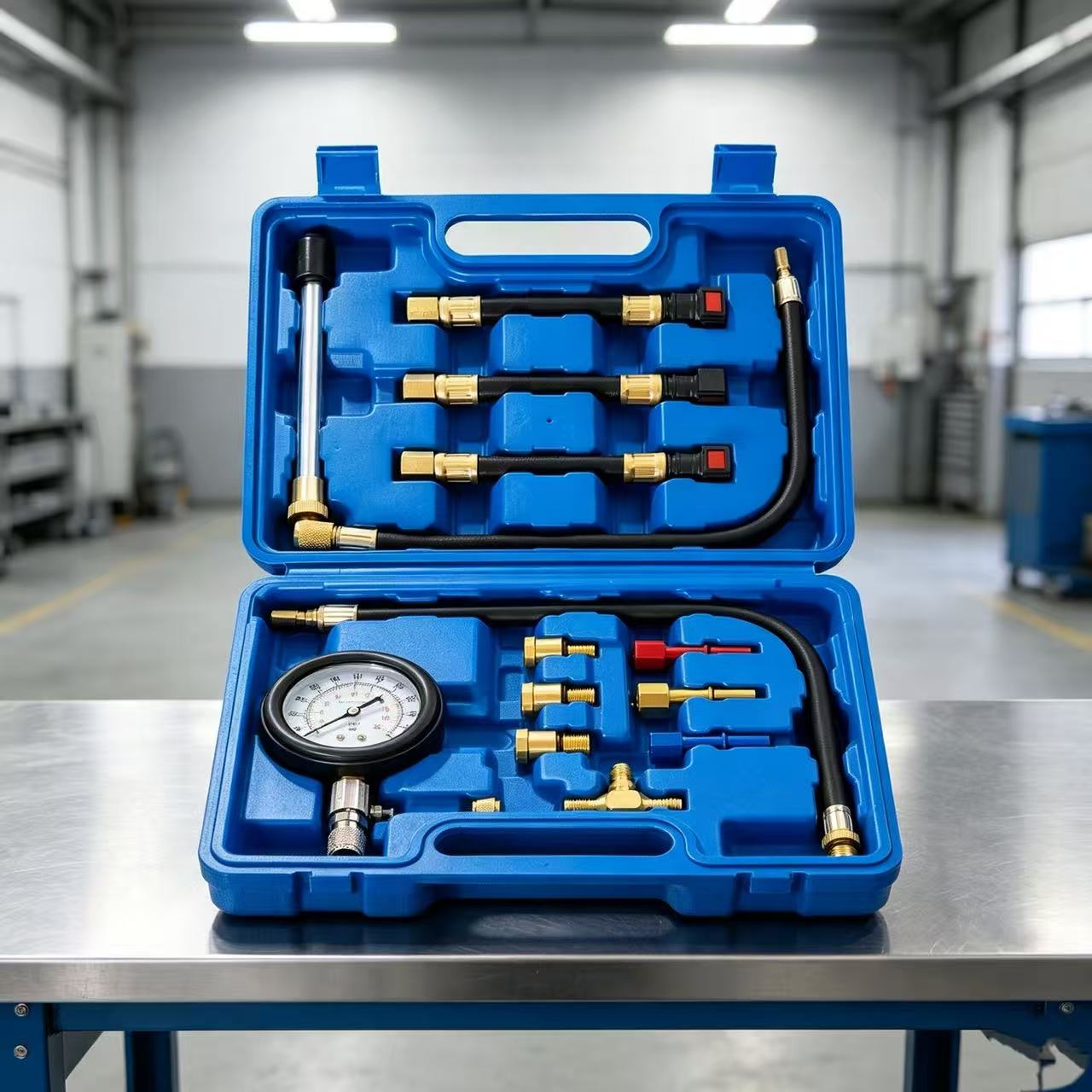 Fuel Pressure Test Gauge Kit Automotive - Fuel Pressure Gauge Tester Kit Automotive