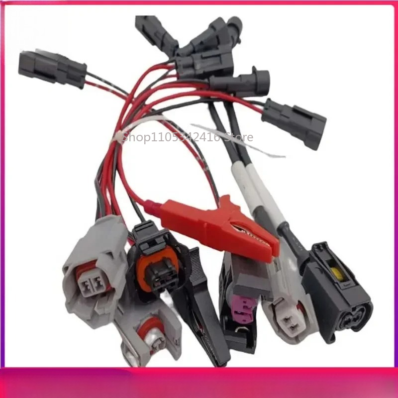 Diesel Common Rail Injector Tester Nozzle - 7pcs/Lot Common Rail Injector Tester Cable