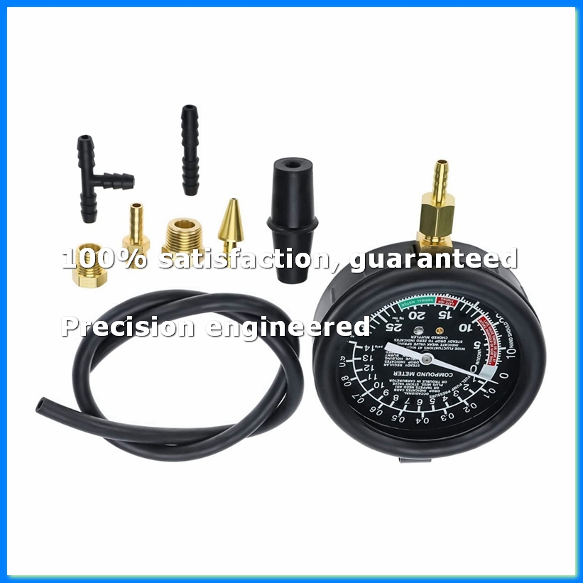 Fuel Pump Pressure Vacuum Tester Gauge - Car Vacuum and Fuel Pump Tester