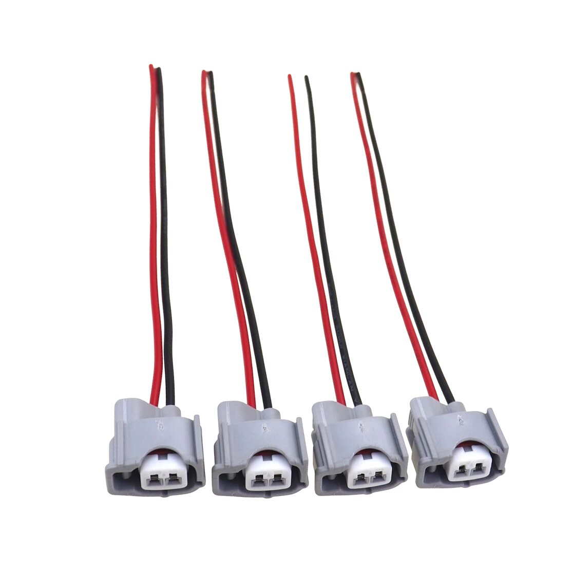 Fuel Injector Wiring Harness Plug Pigtail - 90980-11875 4pcs Fuel Injector Connector Plug