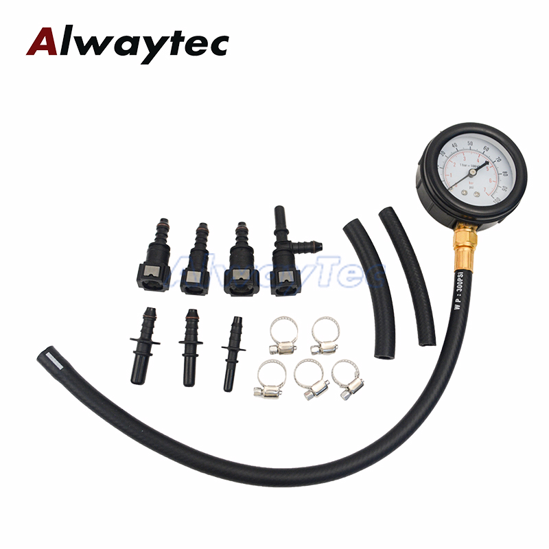 Fuel Pump Pressure Vacuum Tester Gauge - Automotive Engine Vacuum Fuel Pump Pressure