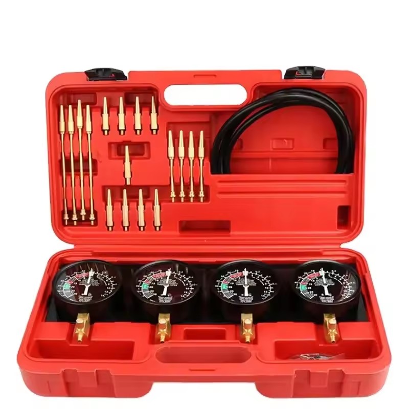 Carburetor Synchronous Vacuum Gauge Balance - 4 Cylinder Balance Gauge Motorcycle Fuel