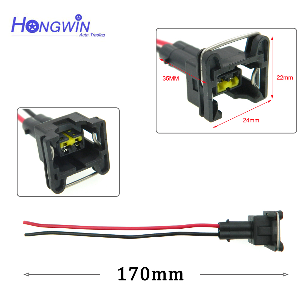 10PCS Fuel Injector Connector  - Fuel Injector Wiring Harness Plug Pigtail review and price