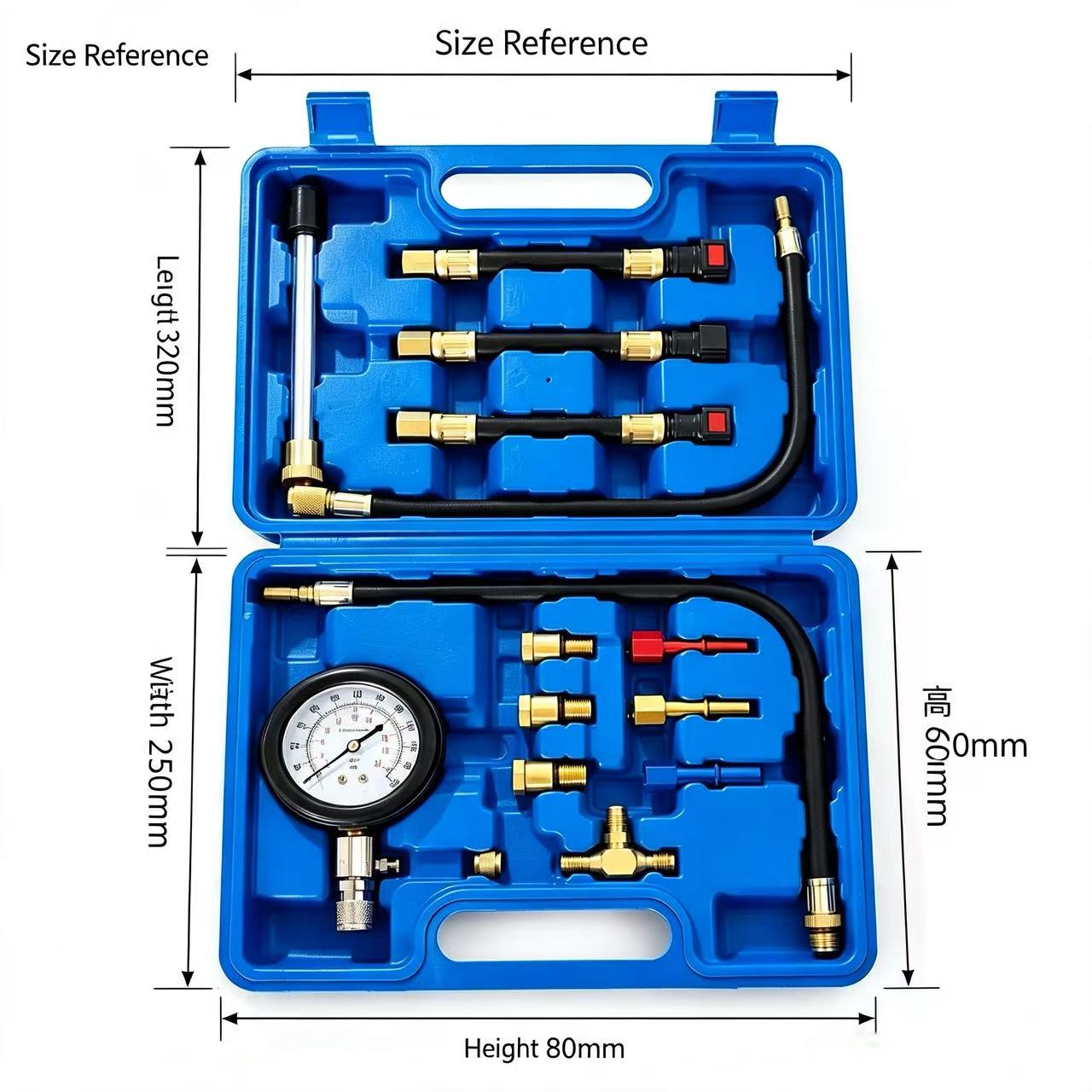 Fuel Pressure Gauge Tester Kit - Fuel Pressure Test Gauge Kit Automotive review and price
