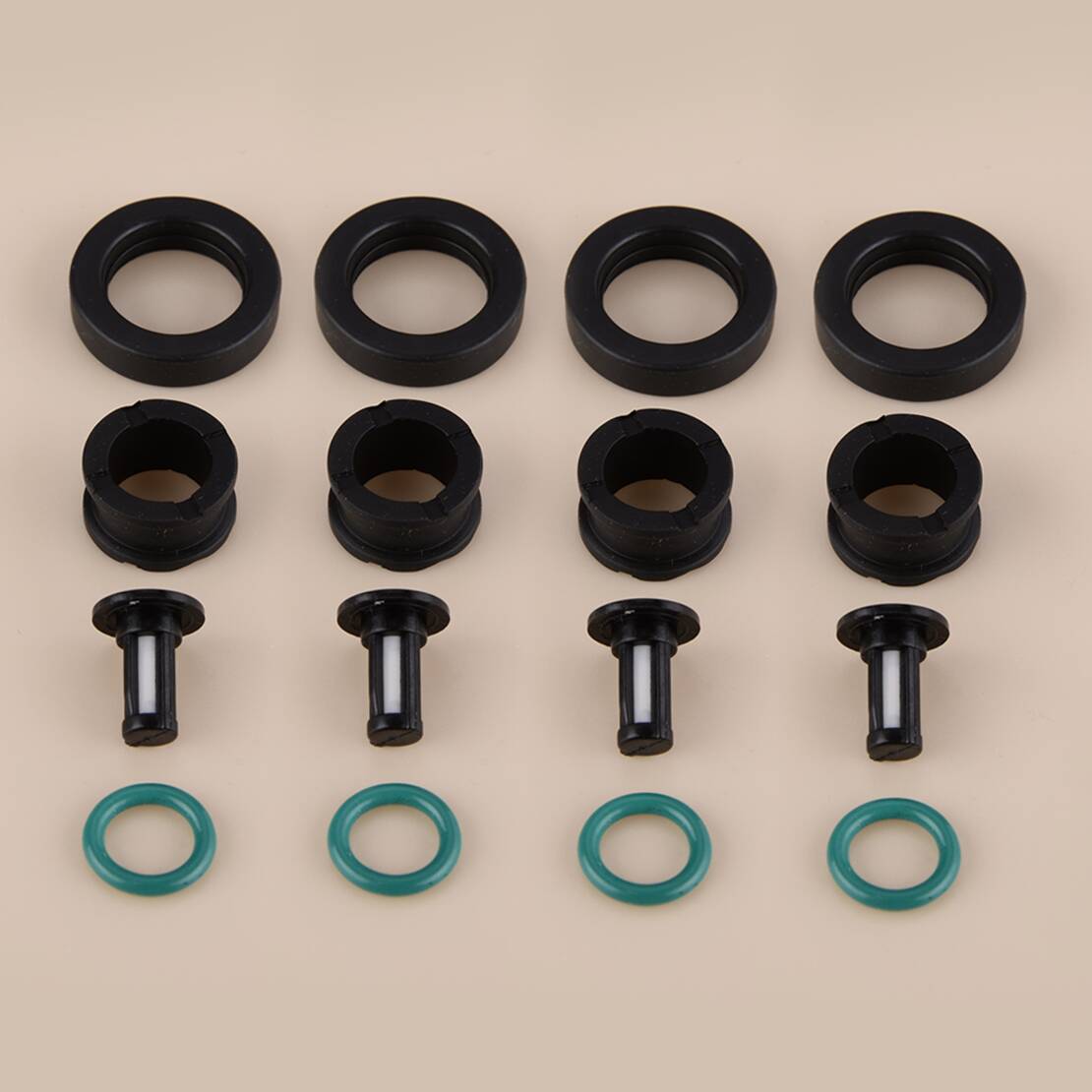 15710-24F00 4sets Fuel Injecto - Fuel Injector Seal O-Ring Micro Filter Kit review and price