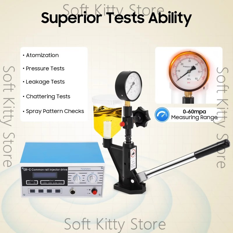 Common Rail Injector Tester S6 - Diesel Common Rail Injector Tester Nozzle review and price