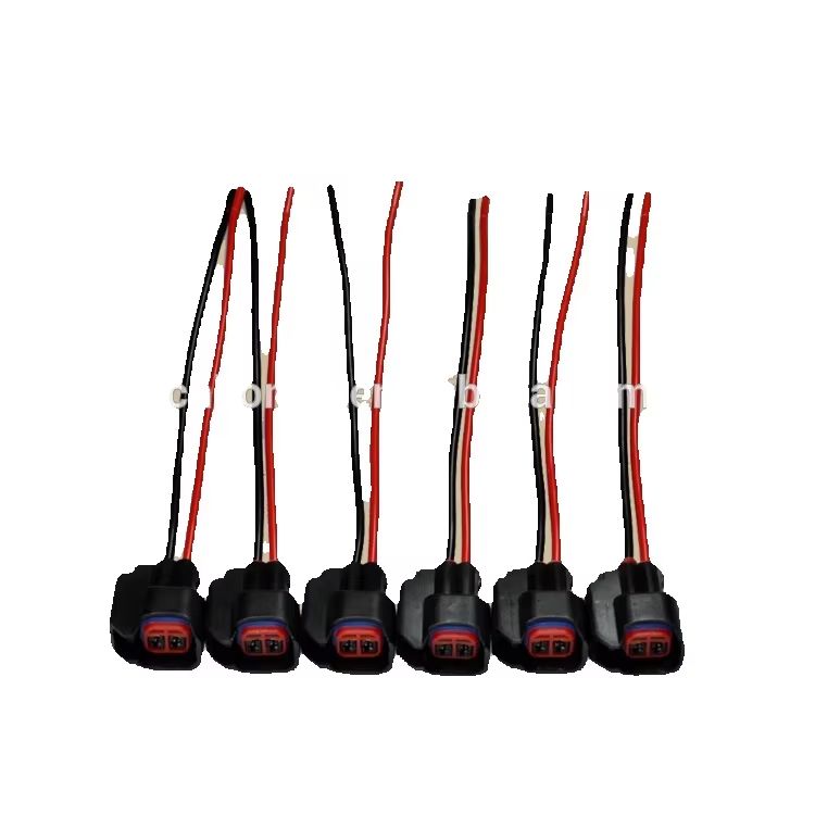 2/4/6/8/10/20/50/100 Pcs EV6 E - Fuel Injector Wiring Harness Plug Pigtail review and price