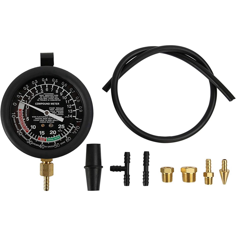 Car Vacuum and Fuel Pump Teste - Fuel Pump Pressure Vacuum Tester Gauge review and price