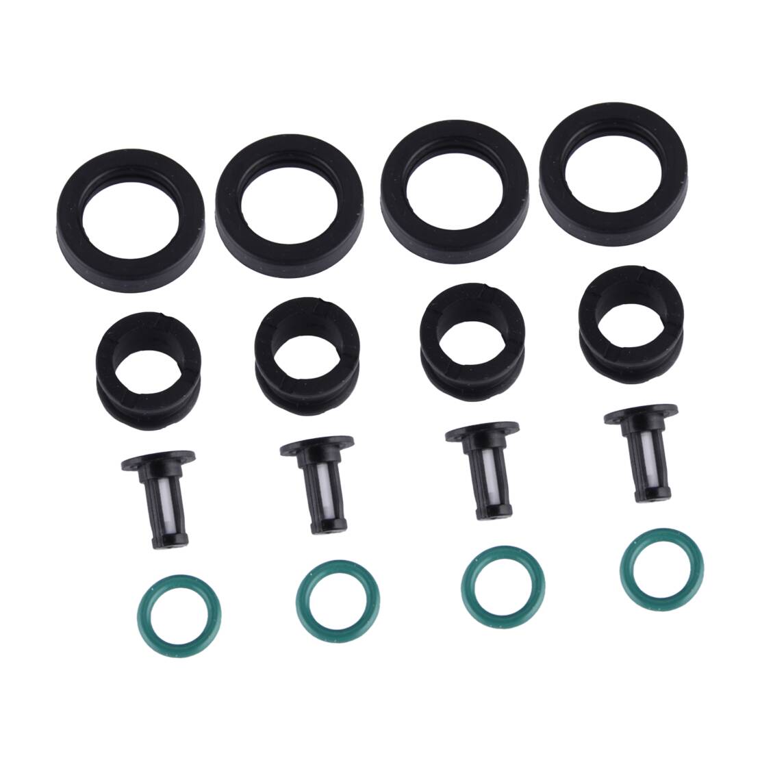 4sets Fuel Injector O Rings Se - Fuel Injector Seal O-Ring Micro Filter Kit review and price