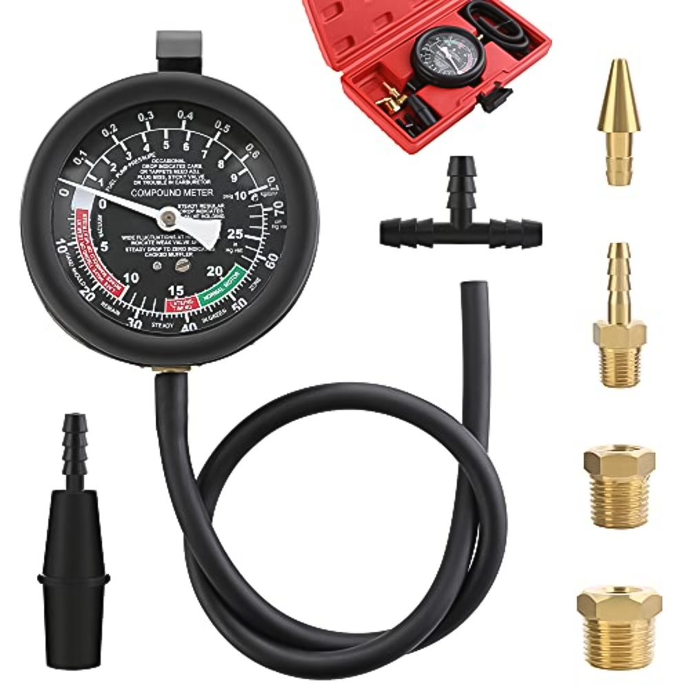Carburetor Pressure Fuel Pump  - Fuel Pump Pressure Vacuum Tester Gauge review and price