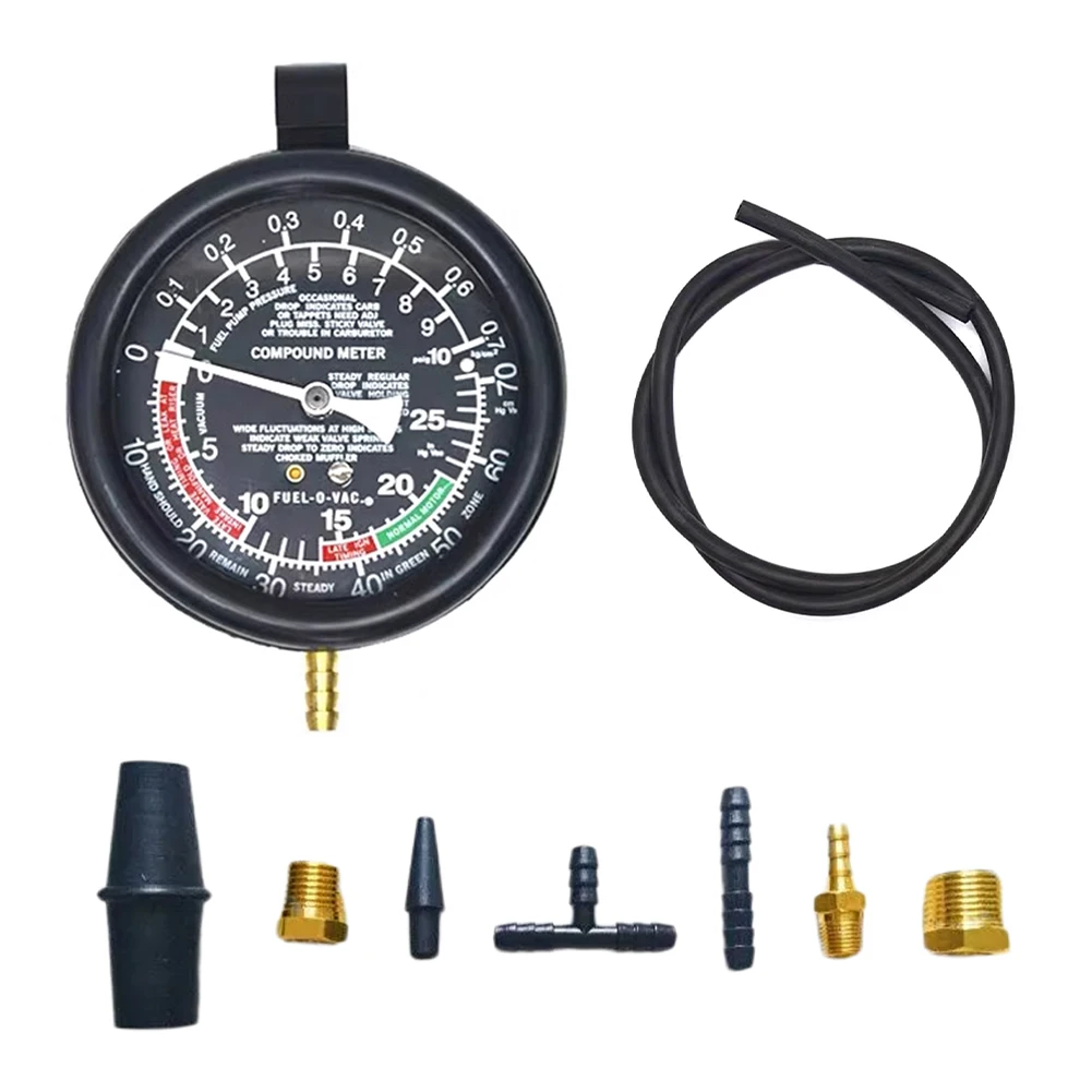 9Pcs/Set Car Vacuum Fuel Pump  - Fuel Pump Pressure Vacuum Tester Gauge review and price