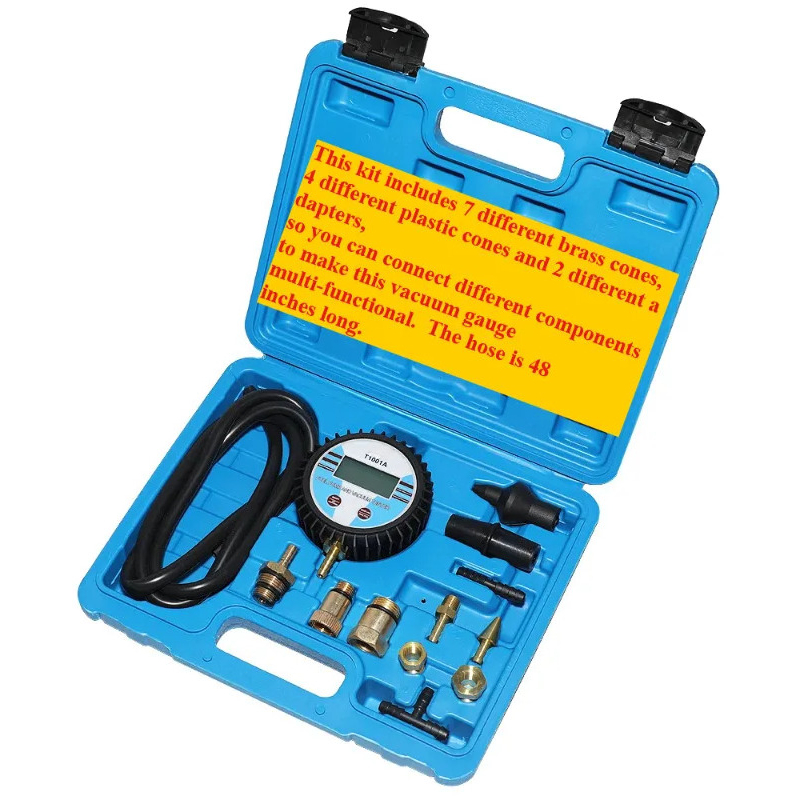 Tester Digital Vacuum Gauge Te - Fuel Pump Pressure Vacuum Tester Gauge review and price