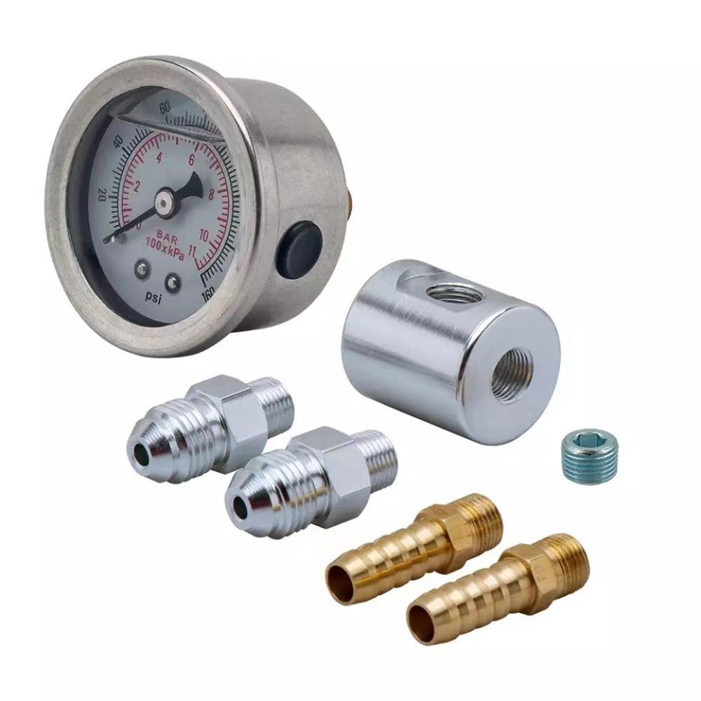 0 160PSI Fuel Pressure Gauge K - Fuel Pressure Test Gauge Kit Automotive review and price
