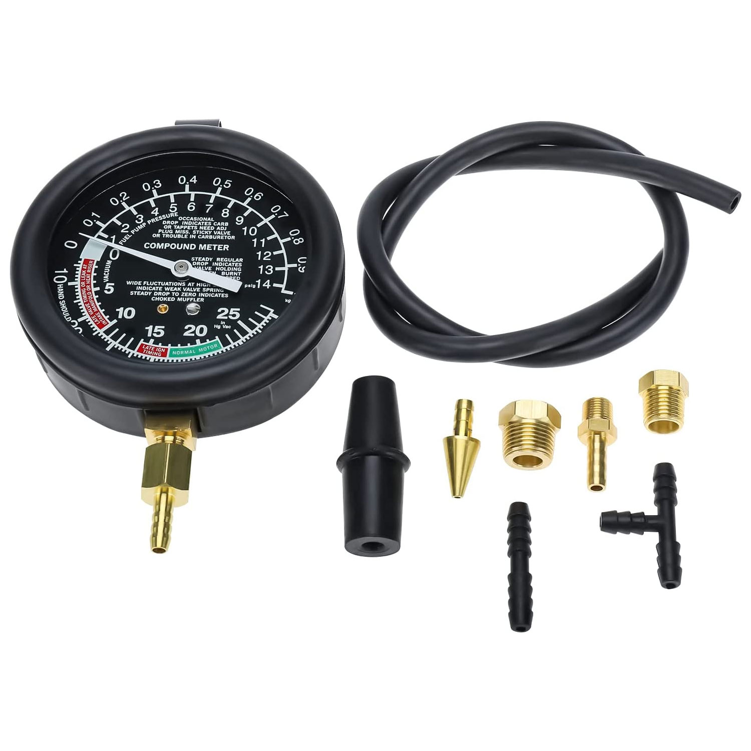 Auto Engine Vacuum Pressure Te - Fuel Pump Pressure Vacuum Tester Gauge review and price