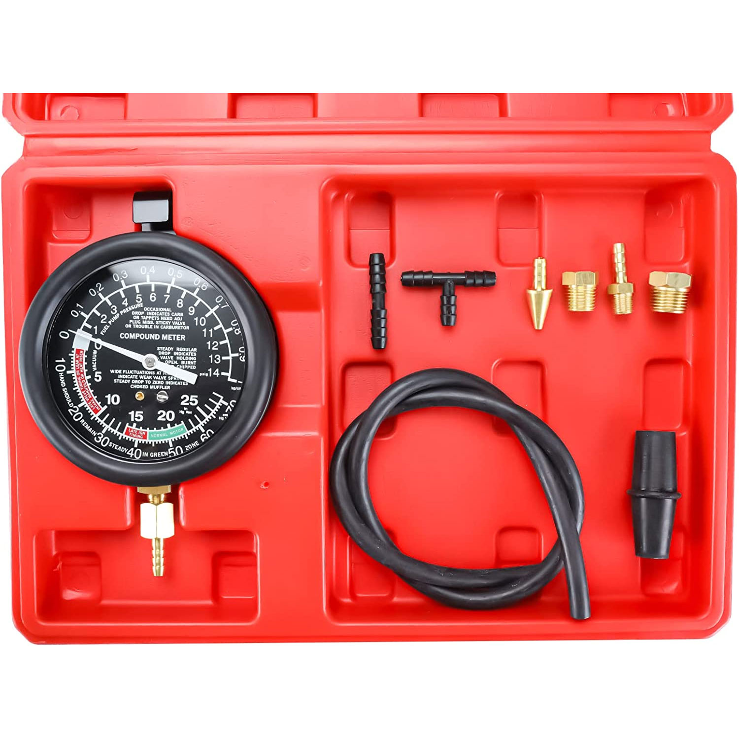 Auto Engine Vacuum Pressure Te - Fuel Pump Pressure Vacuum Tester Gauge review and price