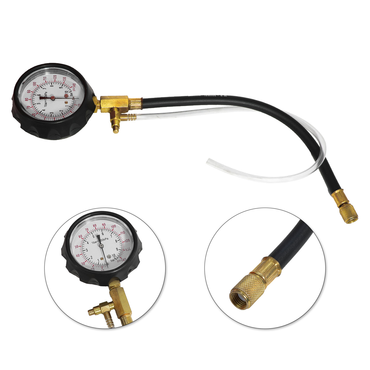 Engine Vacuum & Fuel Pressure  - Fuel Pump Pressure Vacuum Tester Gauge review and price