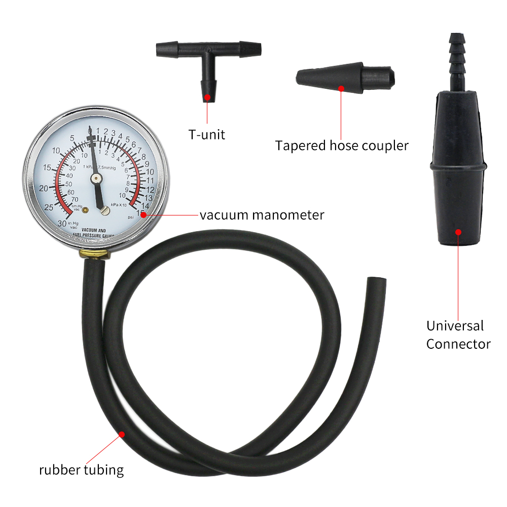 Automotive Engine Fuel Pump Va - Fuel Pump Pressure Vacuum Tester Gauge review and price